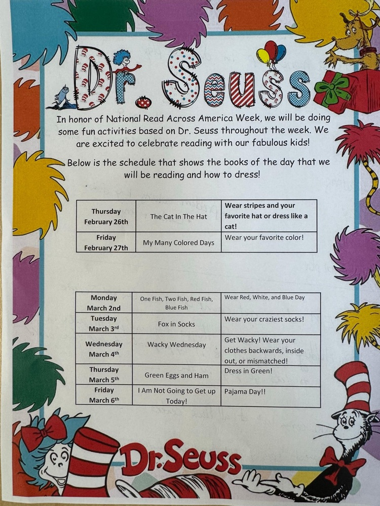 Dr. Seuss days