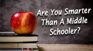 Smarter than a middle schooler