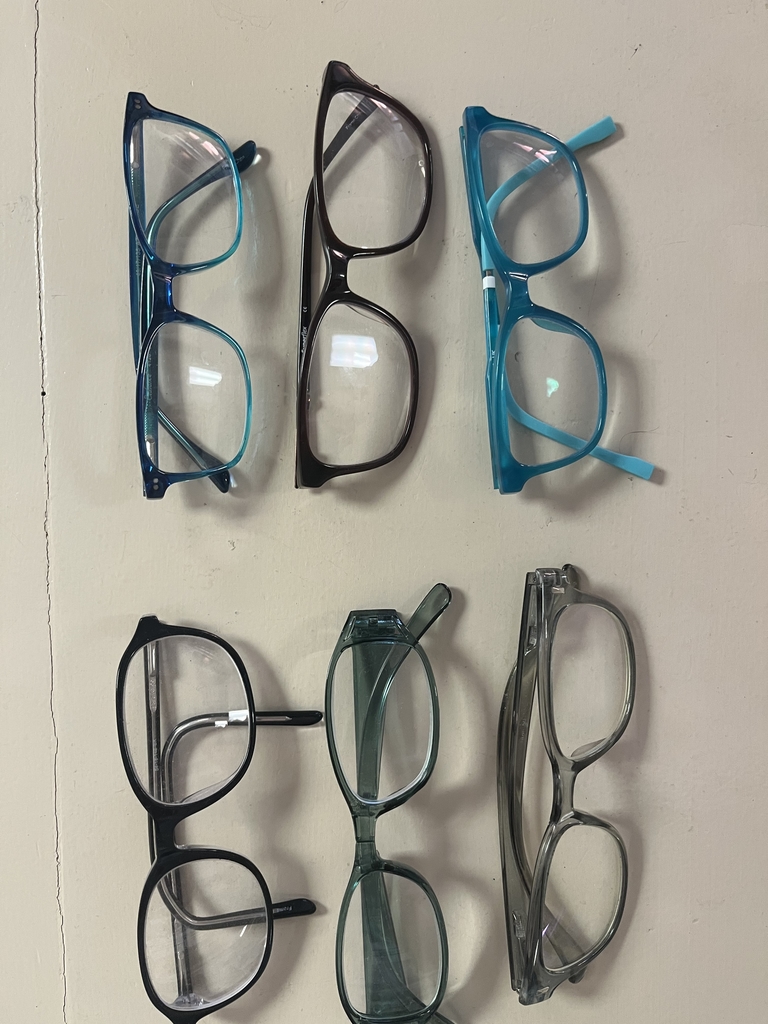 glasses on a counter