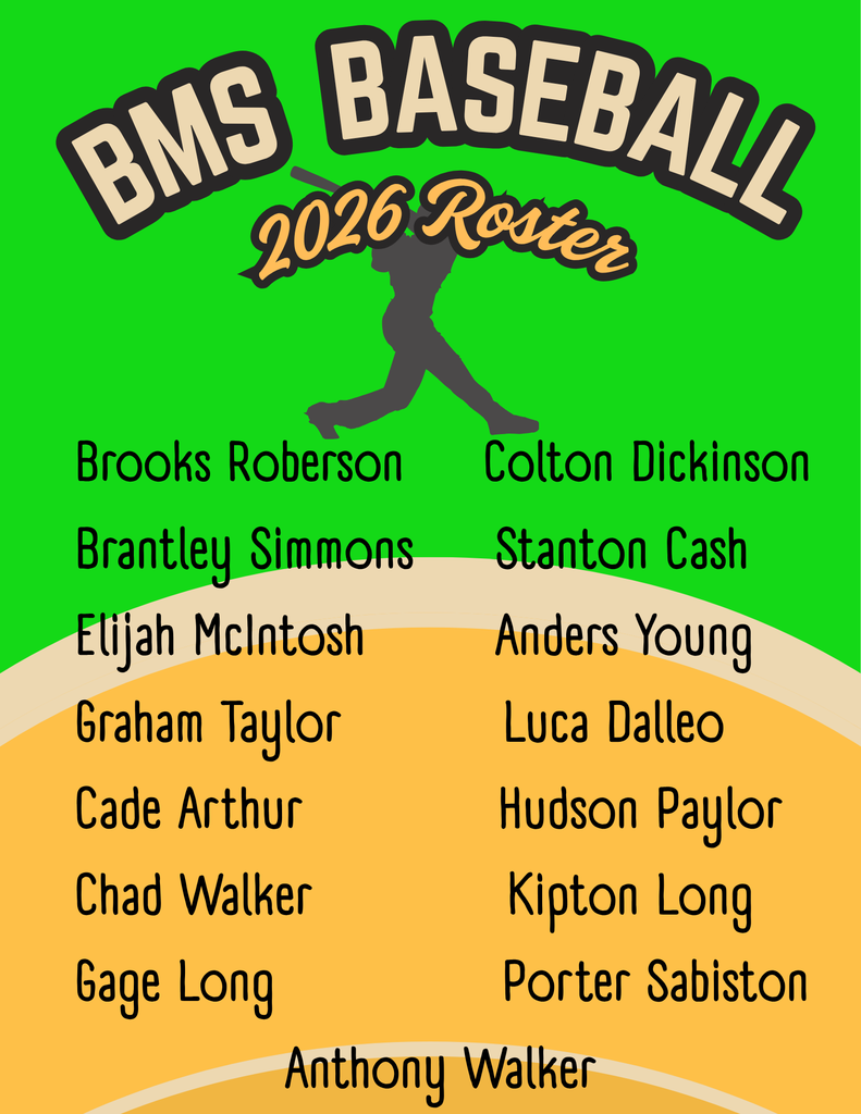 BMS Baseball Roster