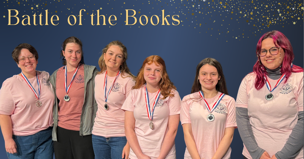 Pictured from left to right are coach Missy Perritt, Vivian Kruczko, Carley Fulcher,  Lindsay Sassano, Fallon Smith, and Brooklyn Fulcher.