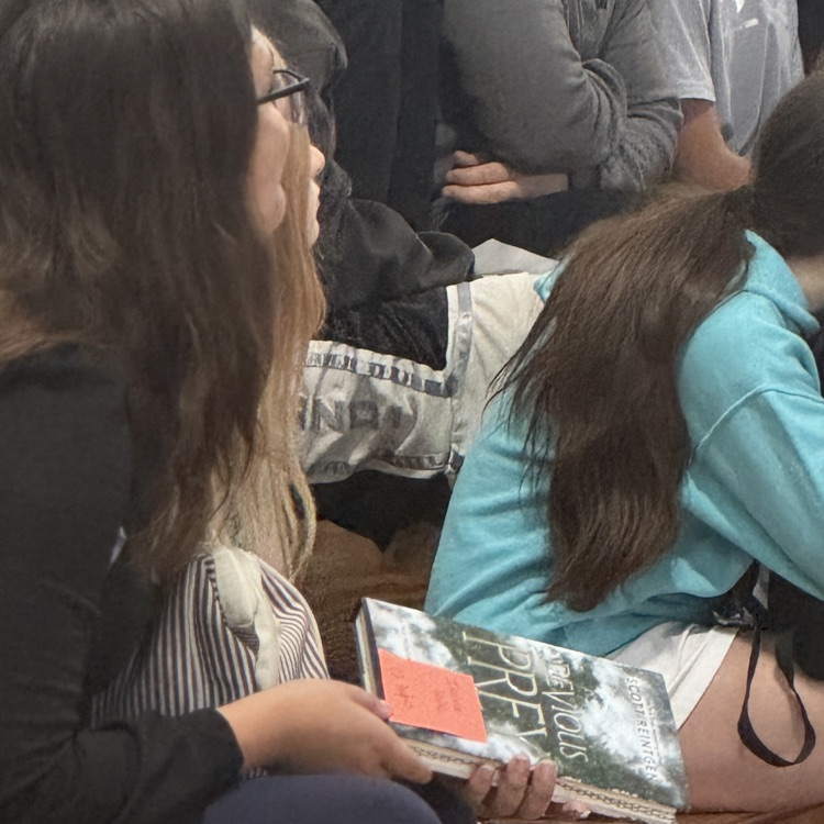 Author visits middle school