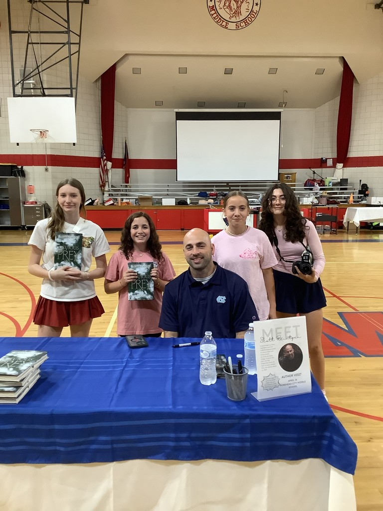 Library assistants with Scott Reintgen