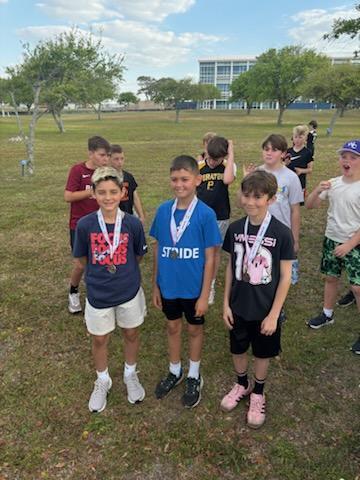 Rotary fun run winners