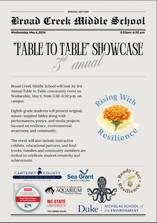 fable to table may 6