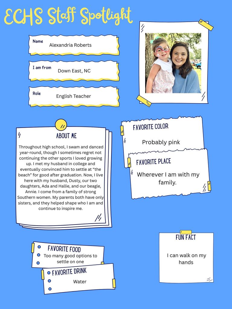 Informational graphic about Alexandria Roberts.