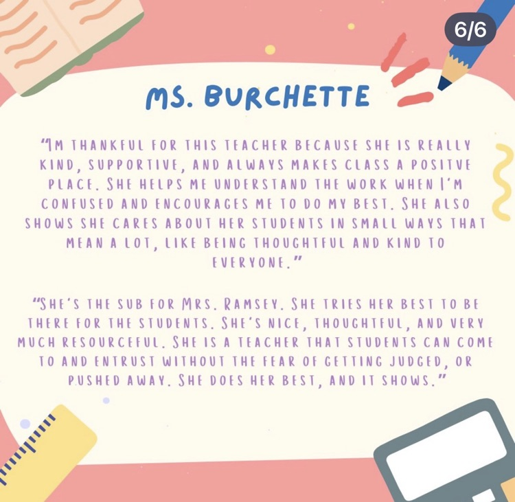 teacher appreciation