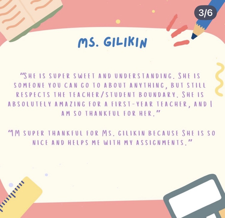 teacher appreciation