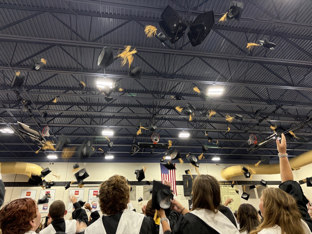 Graduation Celebration Cap Toss