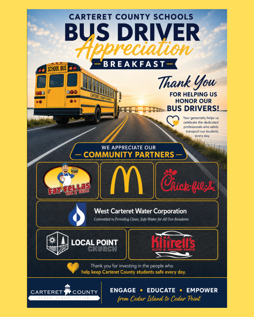 Bus Driver Appreciation Breakfast poster
