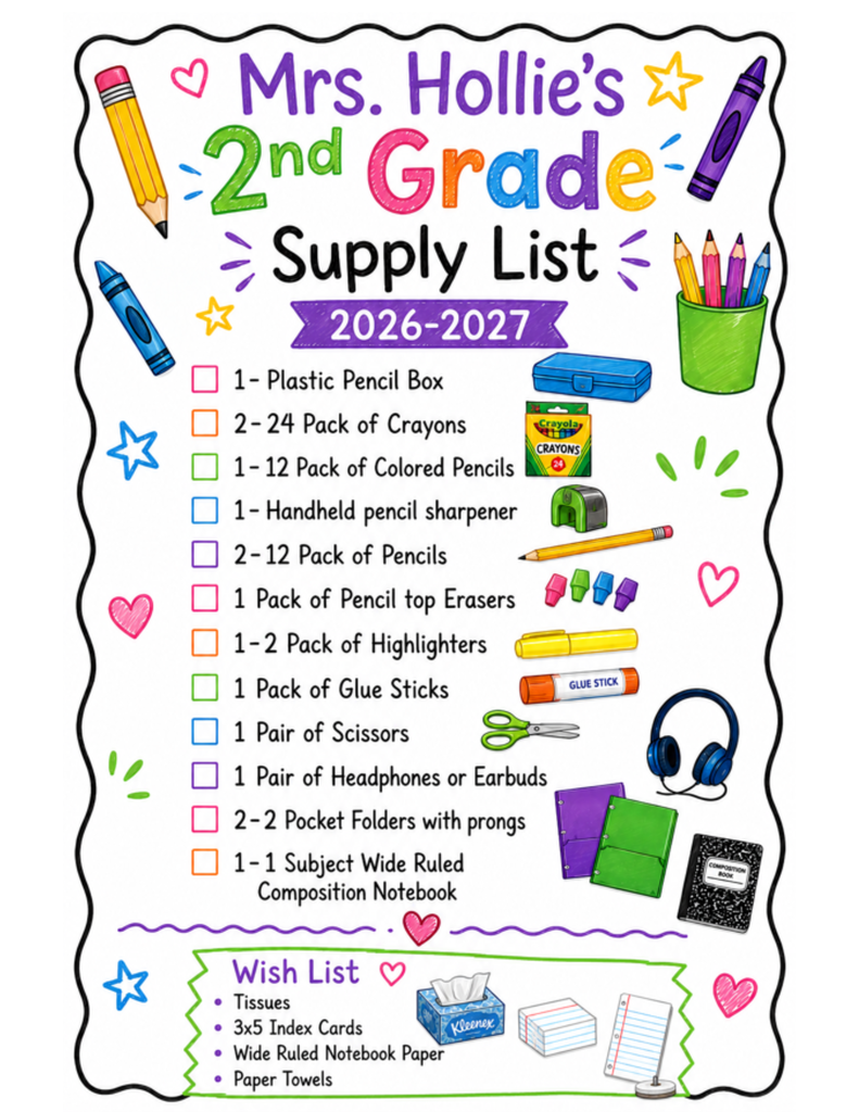2nd supplies