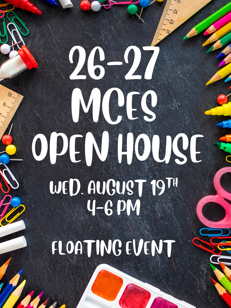 Open House August 19th 4-6 pm
