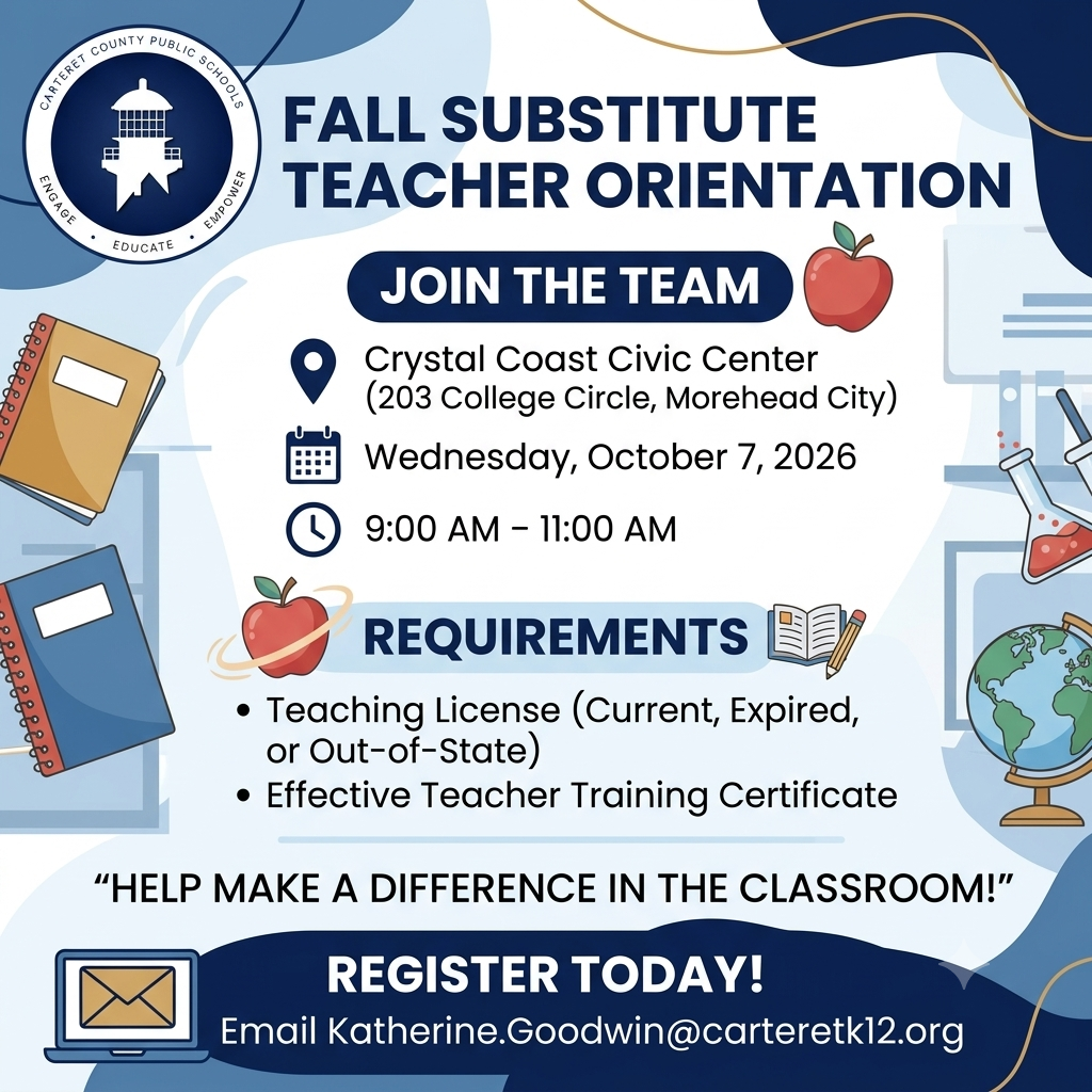 Substitute orientation 2026
