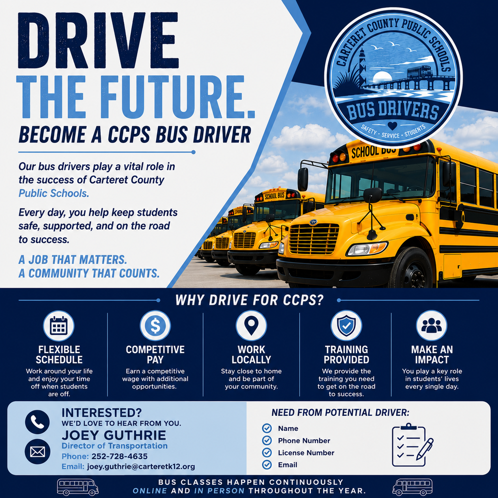 drive the future, become a ccps bus driver