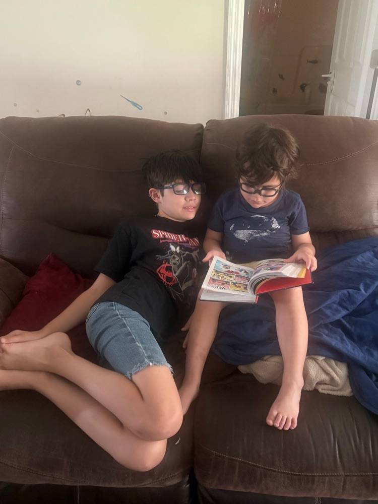 Elijah reading