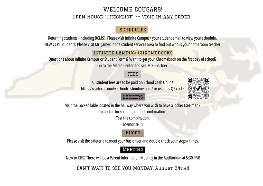 Open House Details