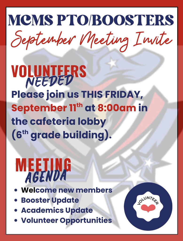 MCMS PTO/Boosters