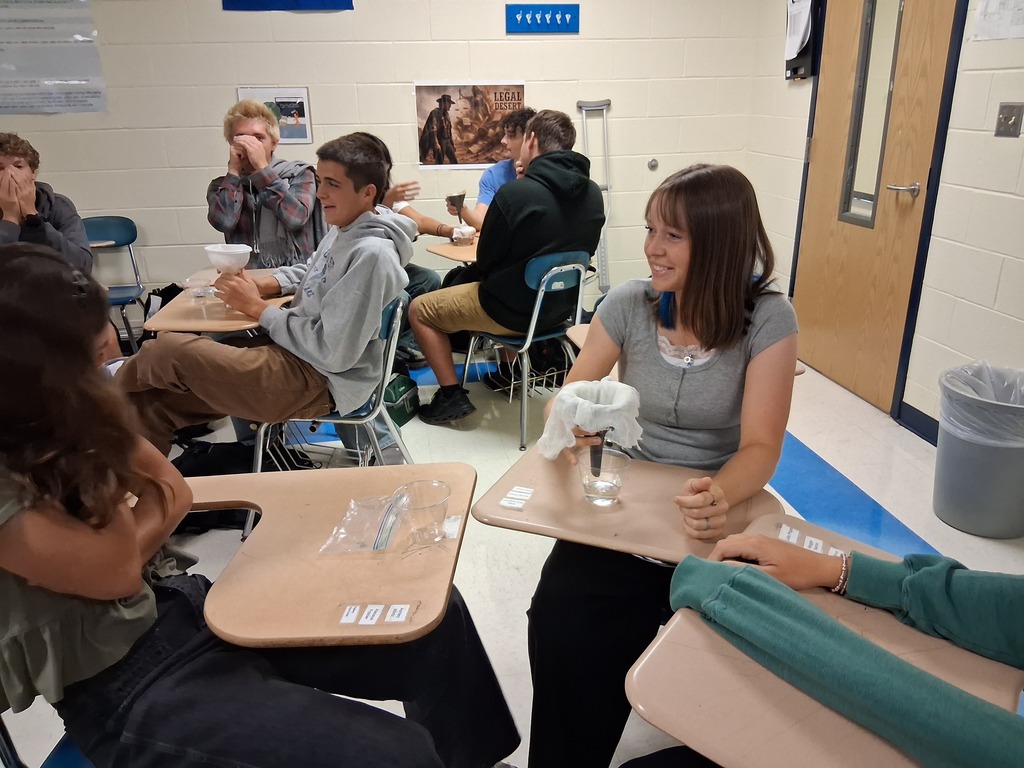 Two groups work on filtering water like oysters.