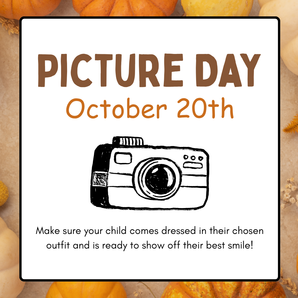 Fall picture day is October 20