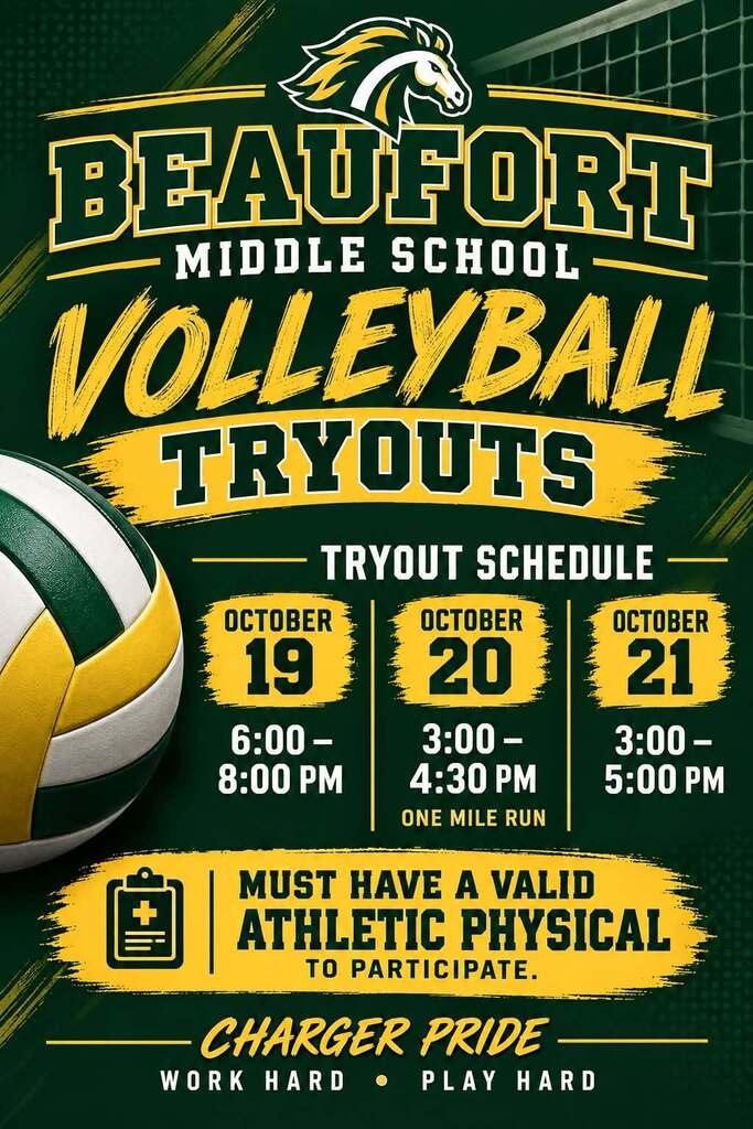 Volleyball Tryout Flyer