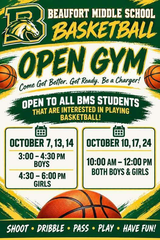 Open Gym Flyer