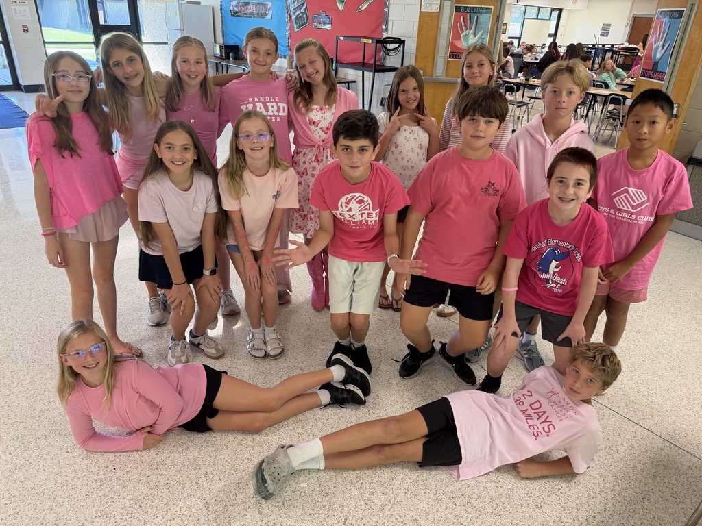 More students in pink