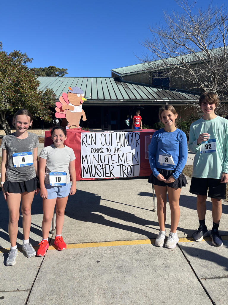 Students from last year's Muster Trot
