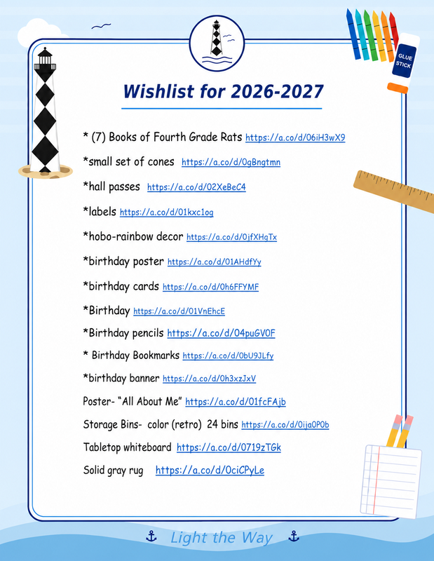 4th Wish List