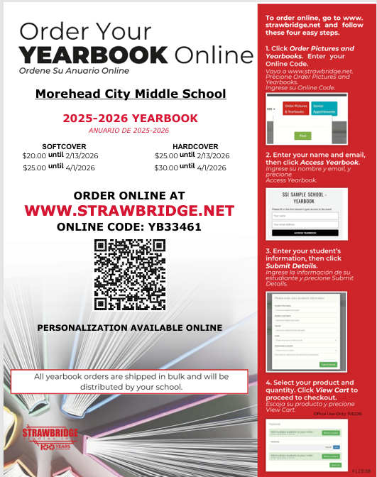 Yearbook Announcement