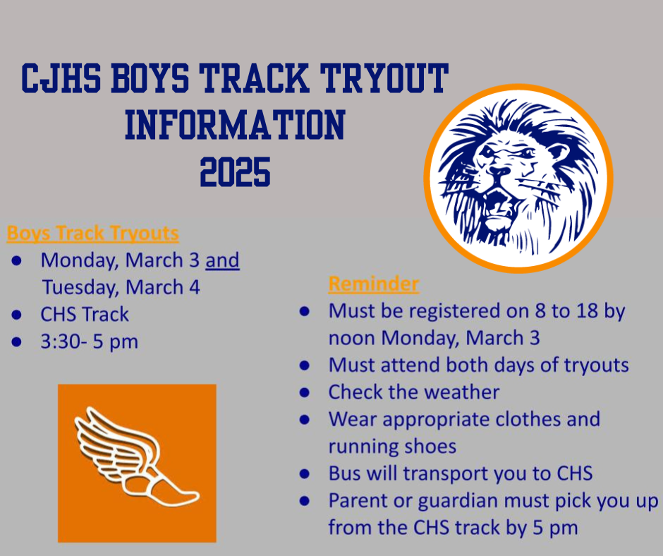 boys track tryouts