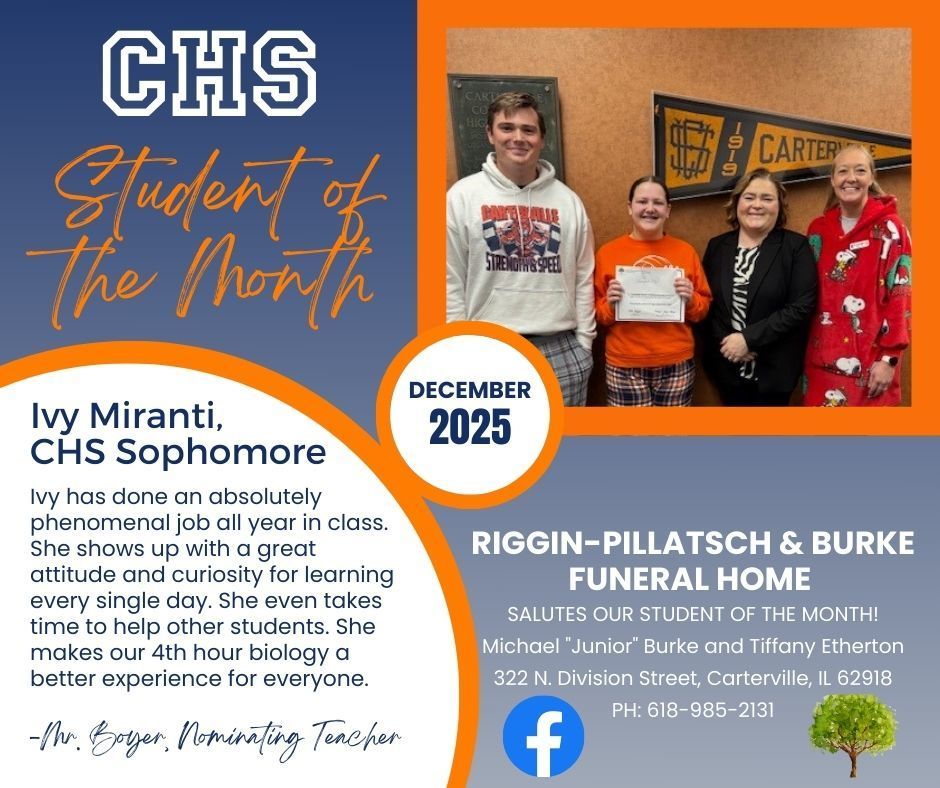 December Student of the Month