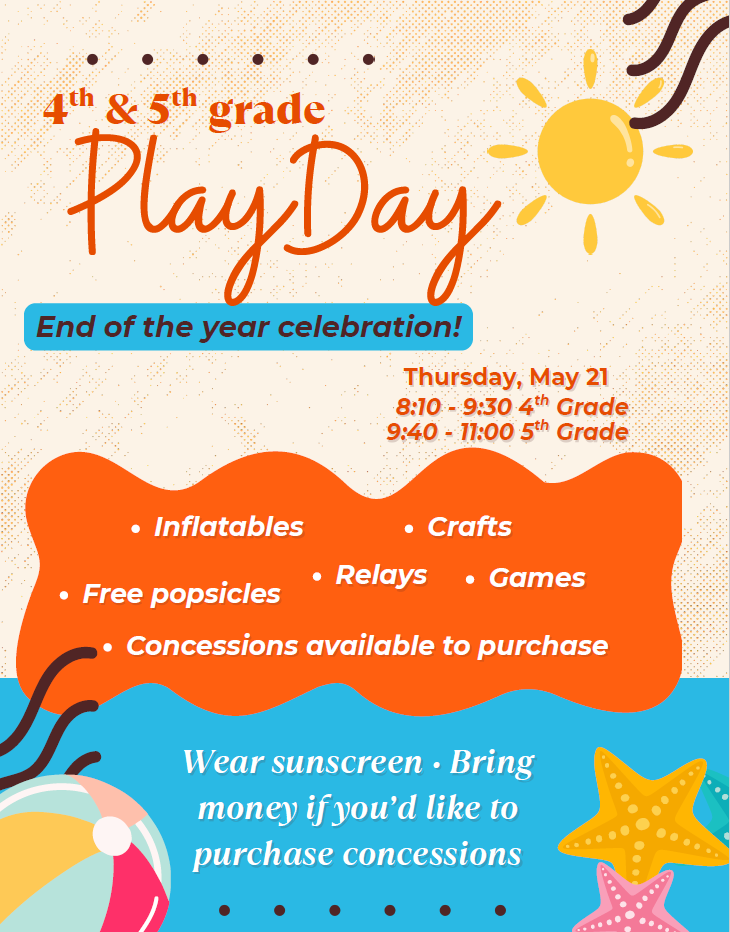 4th & 5th Playday Information