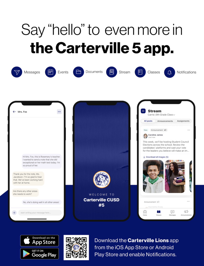 Carterville App Flyer