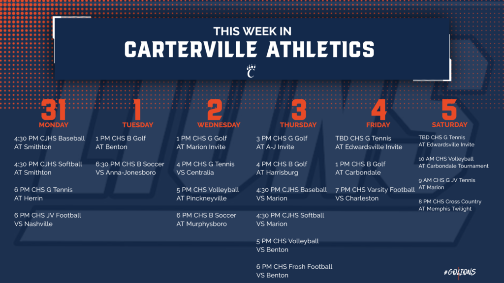 Week of August 31