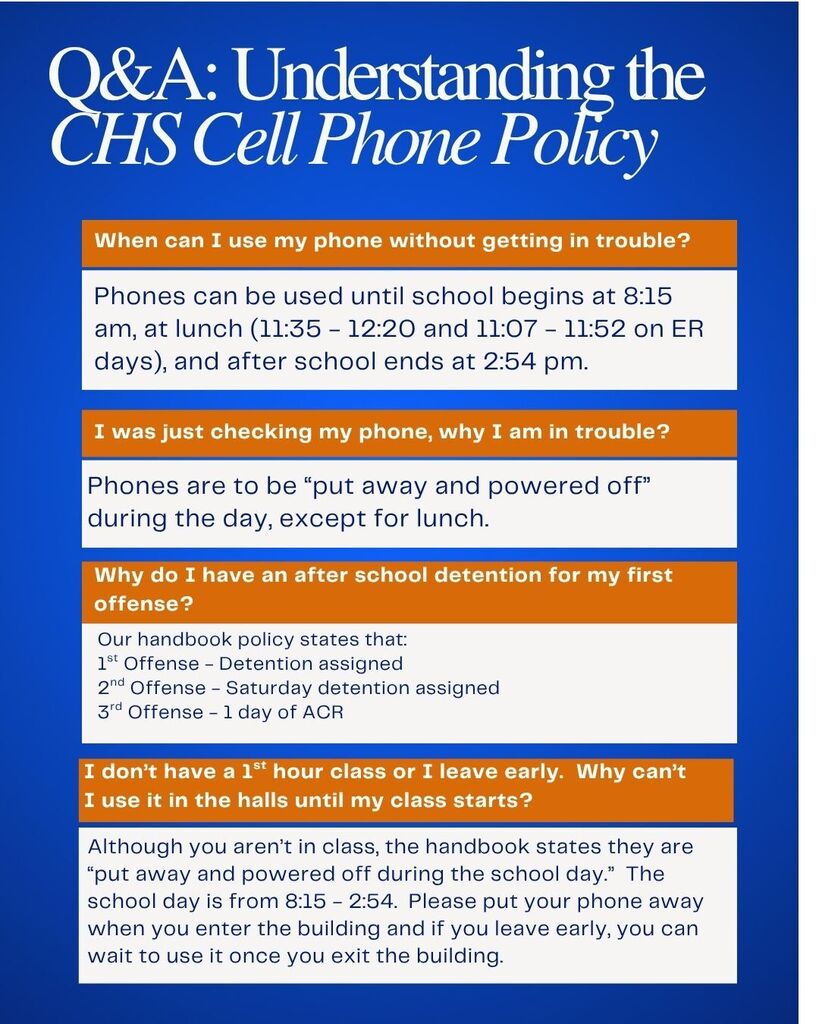 CHS Cell Phone Policy