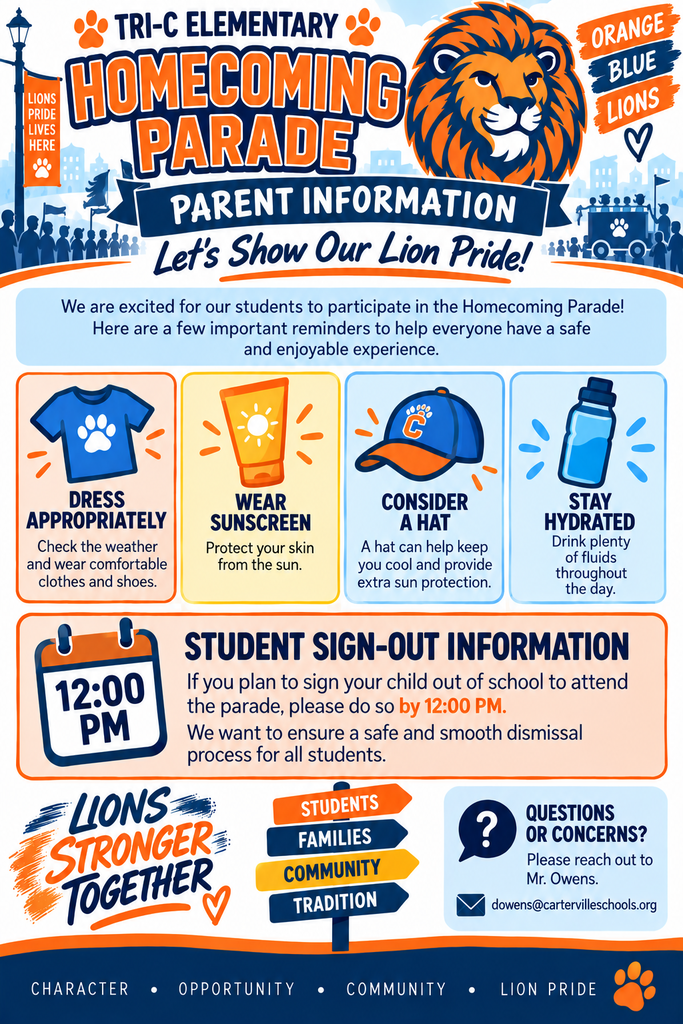 Parade Reminders