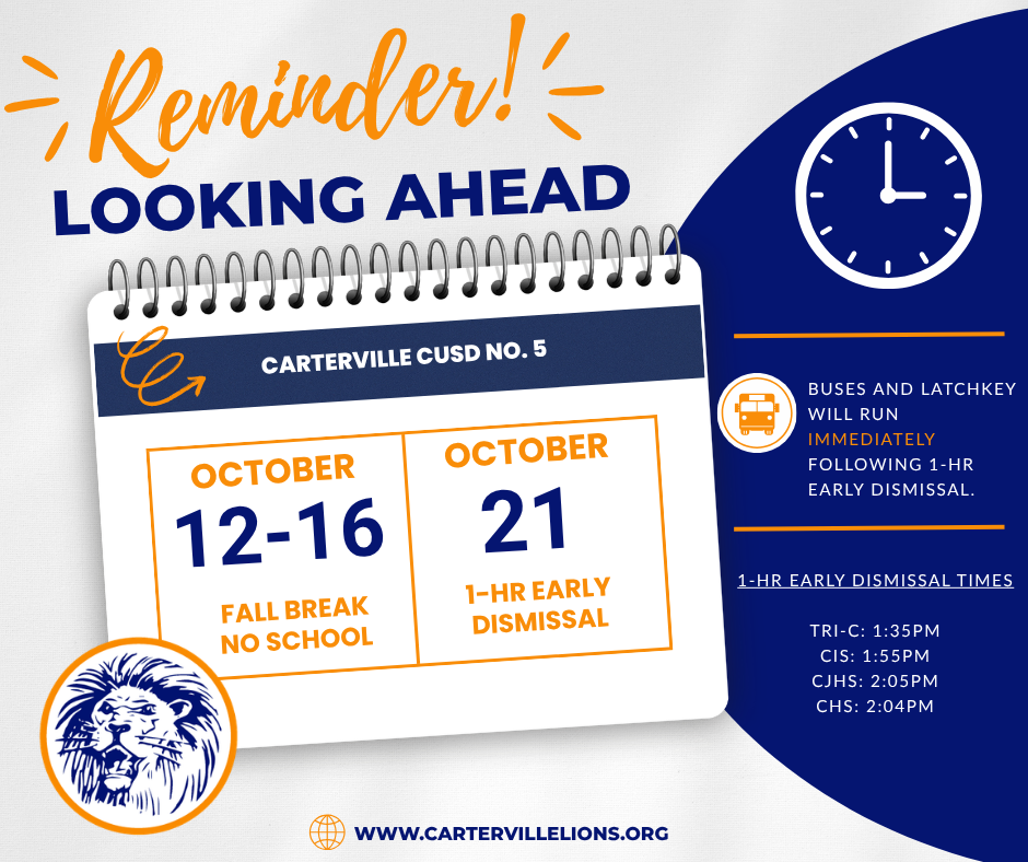 Looking ahead for October