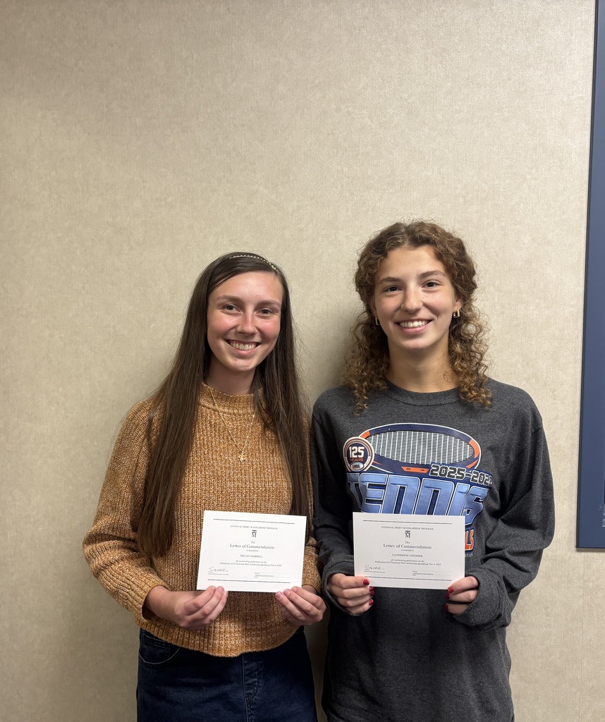 Commended Students for the National Merit Scholarship Program