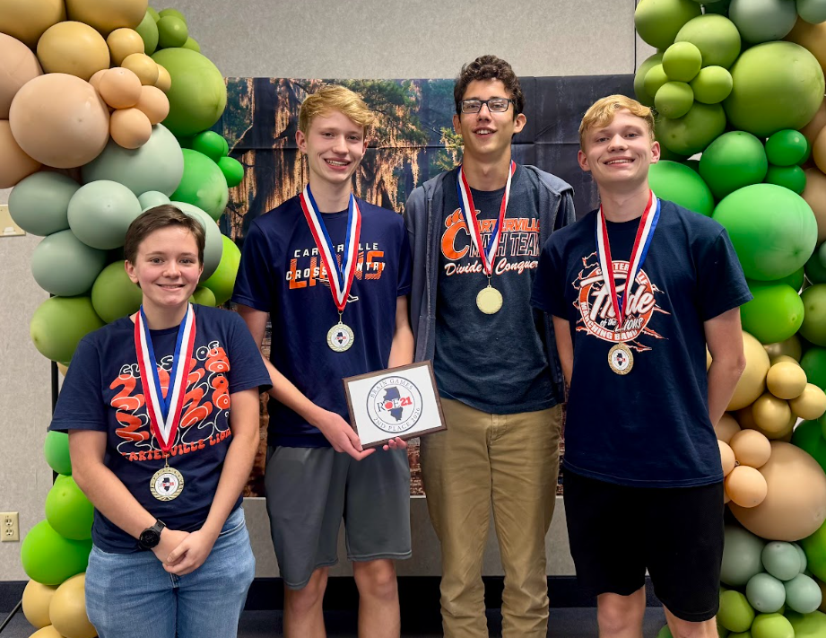 Junior Brain Games Team with Medal