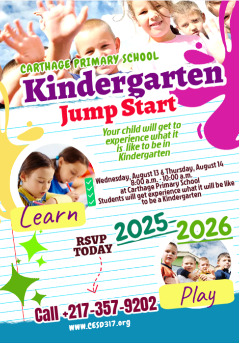 flyer for kindergarten jumpstart program
