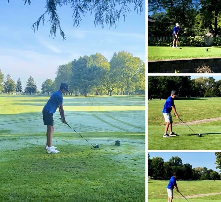 4 boys golfing 