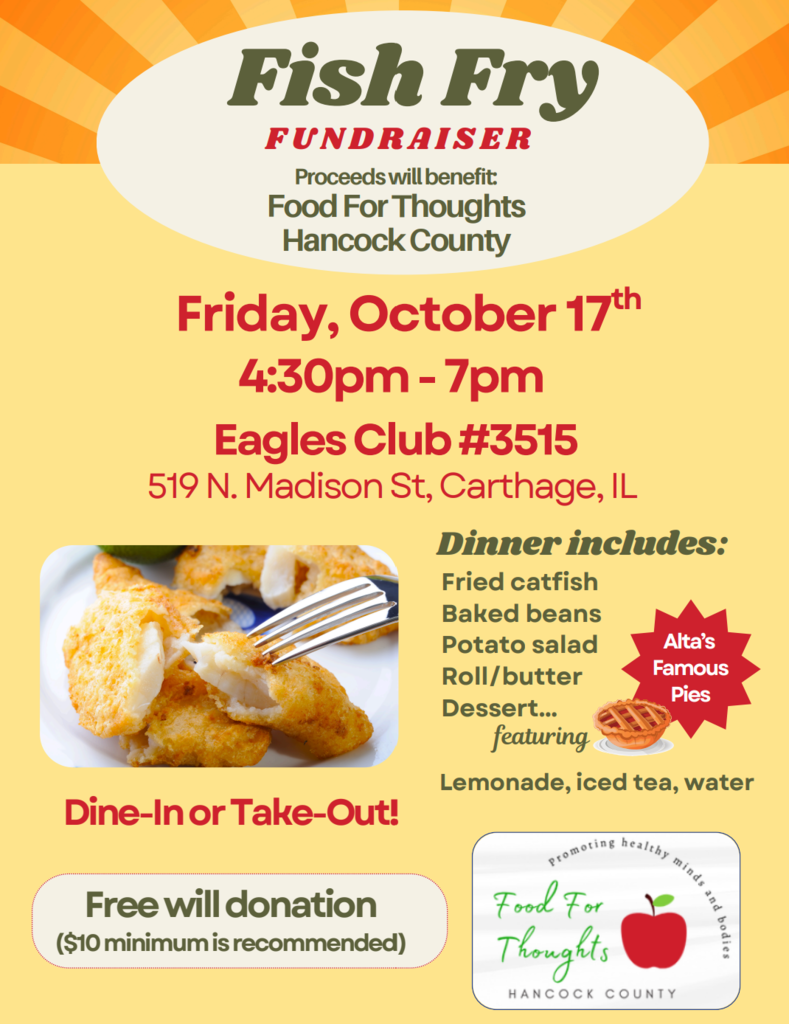 Fish Fry Fundraiser  benefiting Food For Thoughts