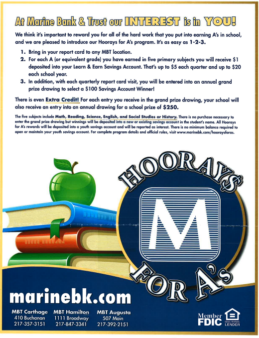 Hoorays for A's Flyer - side 2