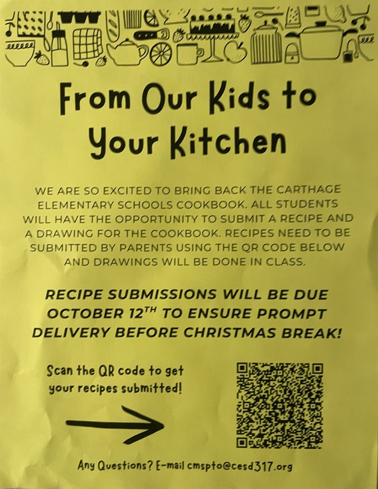 How to submit your recipes today