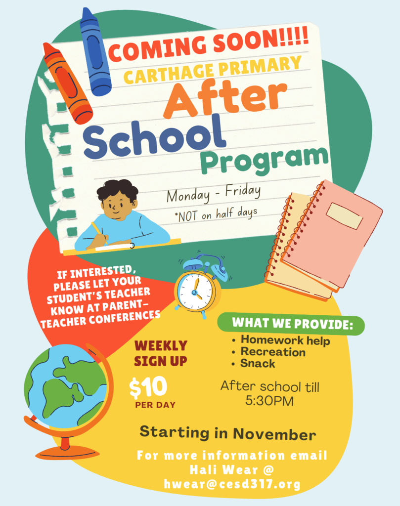 flyer for after school program
