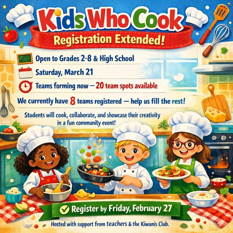 kids who cook flyer 