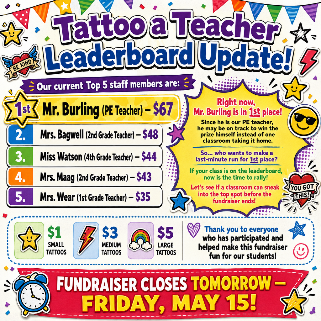 Colorful preschool event flyer with a photo theme and the headline, “Oh Snap! Preschool Is a Wrap!” The flyer says this is the final Preschool Family Night of the 2025-2026 school year. Event details: Wednesday, May 20, 2026, from 5:30-6:30 PM, in the Carthage Primary School gym. The flyer shares that families can have a family picture taken by a photographer, and printed and digital copies will be sent home if the school has the family’s email address. Snack will be provided. Parents and siblings are invited. The design includes bright banners, confetti, stars, cartoon children, photo frames, and camera graphics. A closing message at the bottom says, “We hope to celebrate with you!”