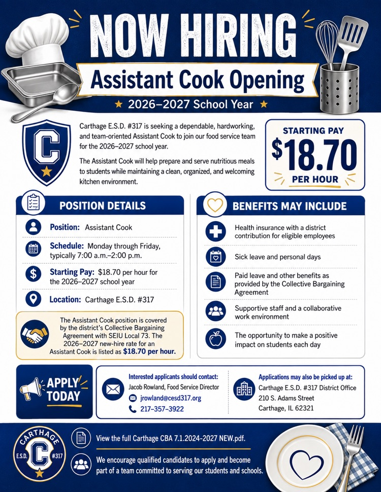 asst cook job flyer