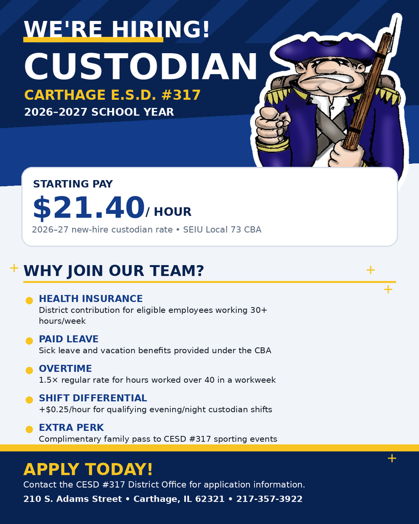 custodian job flyer