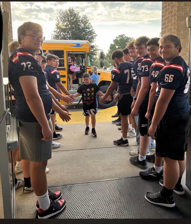 football high five Friday 